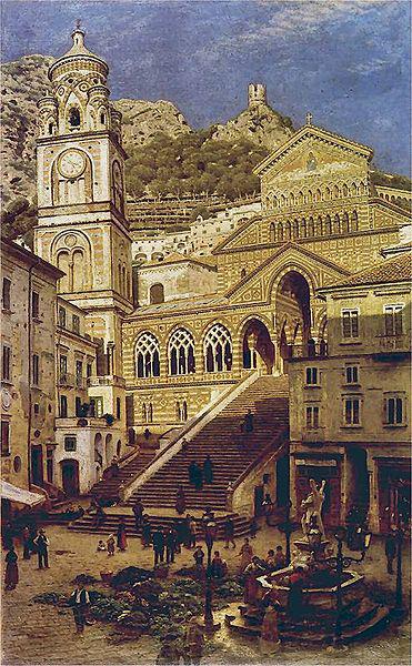 Aleksander Gierymski Amalfi Cathedral oil painting picture